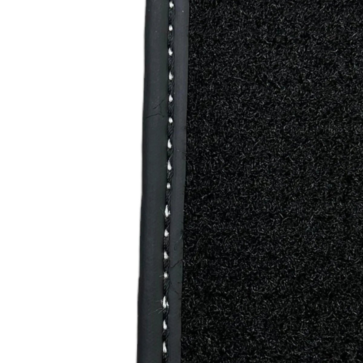 Black Floor Mats for Ferrari 458 Spider (2012-2015) with Crema Nappa Leather | Italian Edition - AutoWin