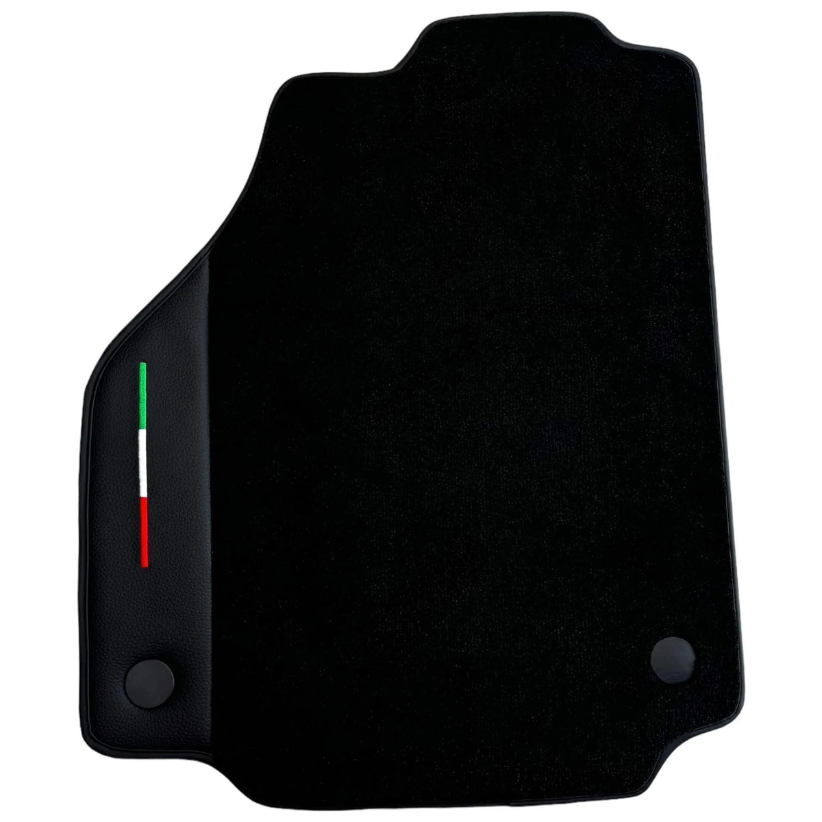 Black Floor Mats for Ferrari 488 GTB (2016-2022) with Leather