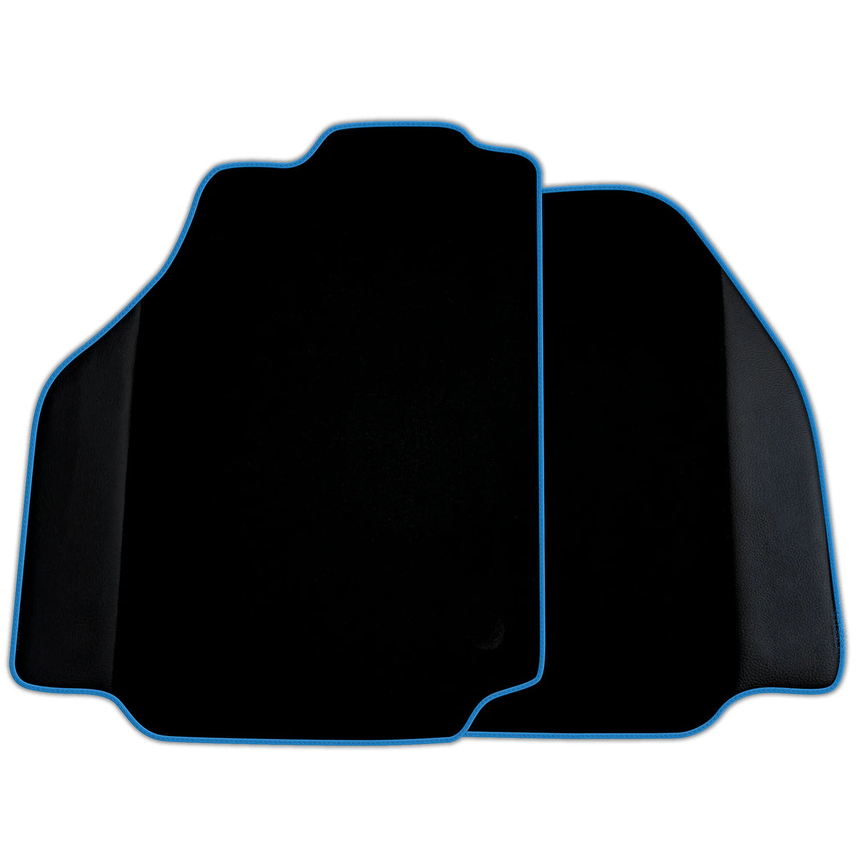 Black Floor Mats for Ferrari 488 Pista Spider (2019-2021) with Leather | Various Trim Colors