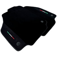 Black Floor Mats For Ferrari 488 Spider 2015-2022 - AutoWin