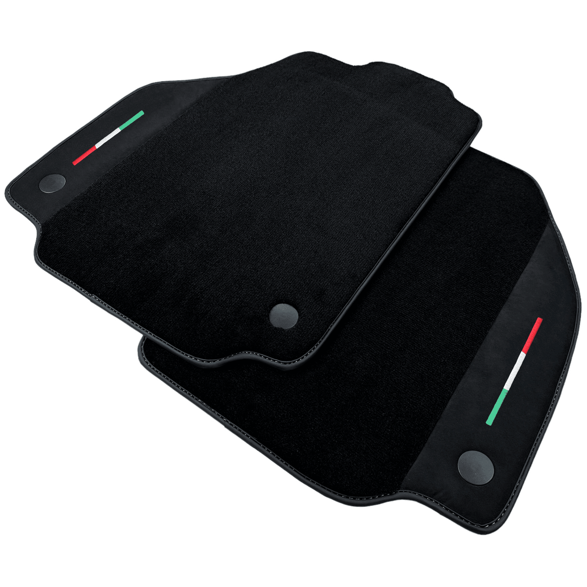 Black Floor Mats For Ferrari 488 Spider 2015-2022 - AutoWin