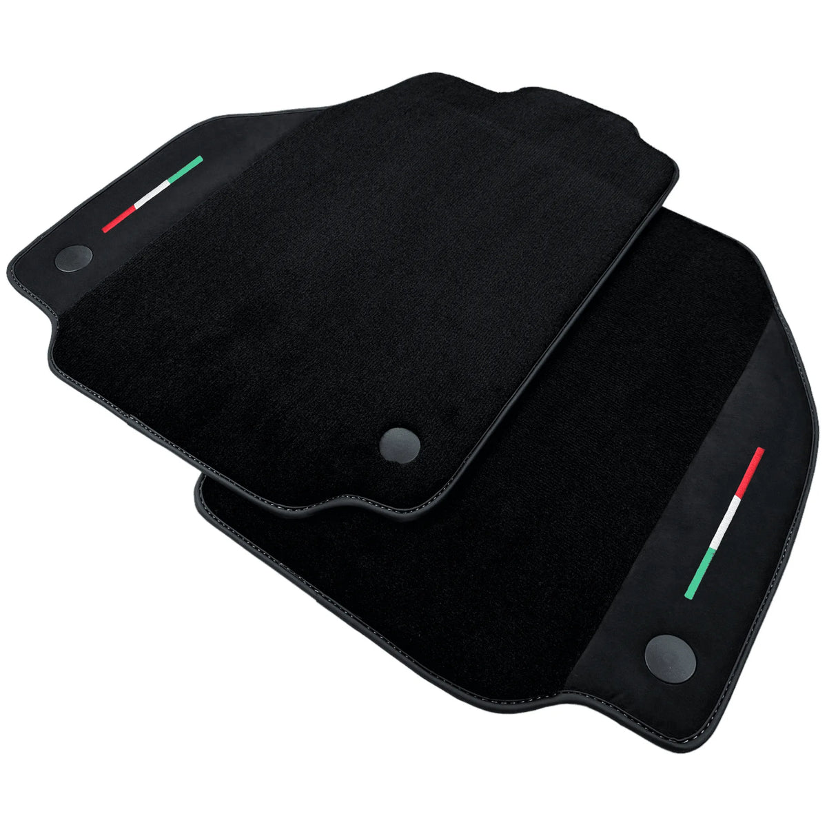 Black Floor Mats For Ferrari 488 Spider 2015-2022 - AutoWin