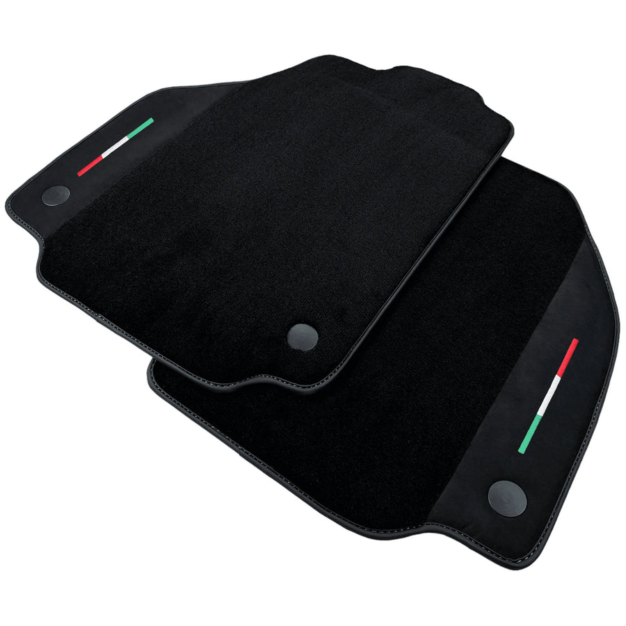 Black Floor Mats For Ferrari 488 Spider 2015-2022 - AutoWin