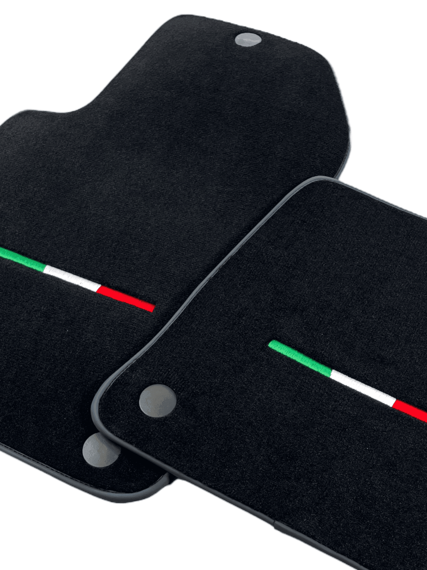 Black Floor Mats For Ferrari 612 Scaglietti 2005-2011 Italian Edition - AutoWin