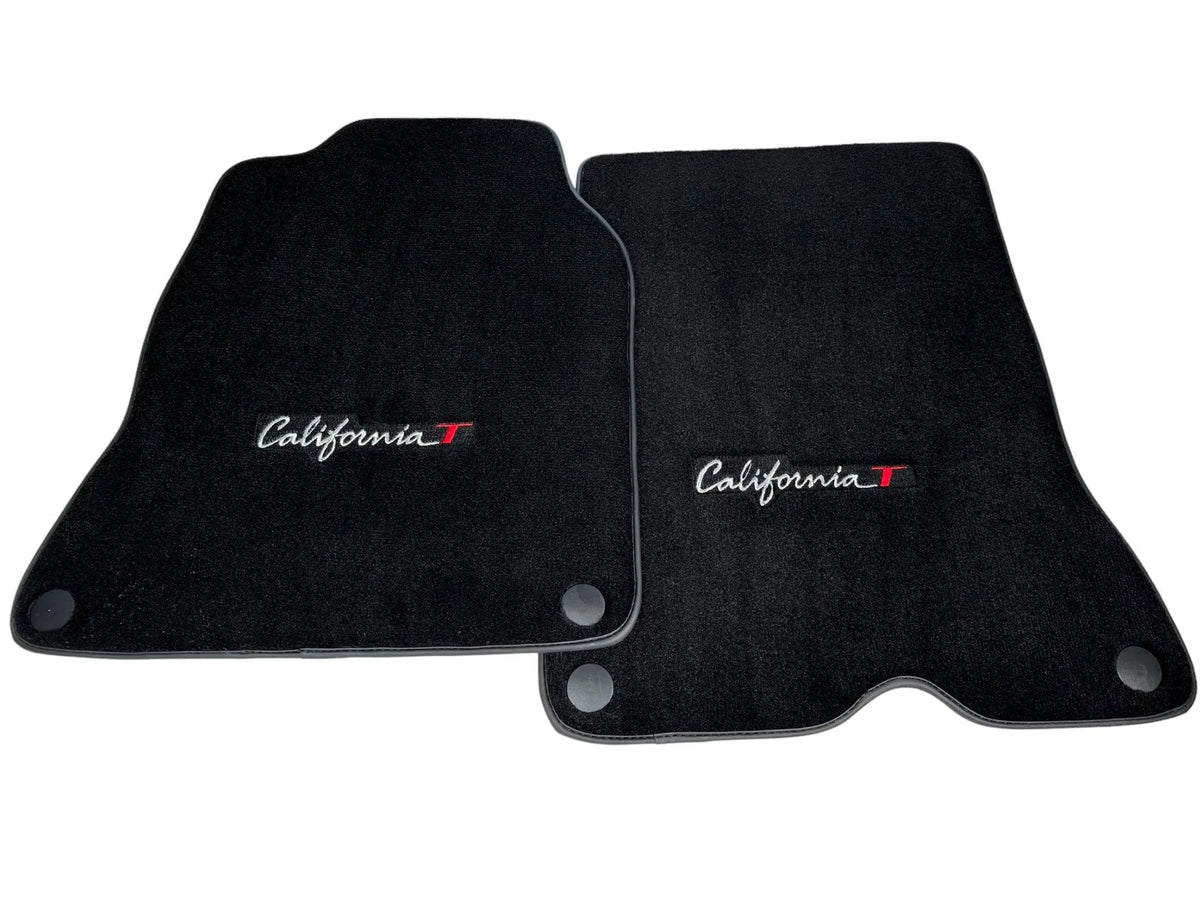 Black Floor Mats For Ferrari California T 2015–2018 - AutoWin
