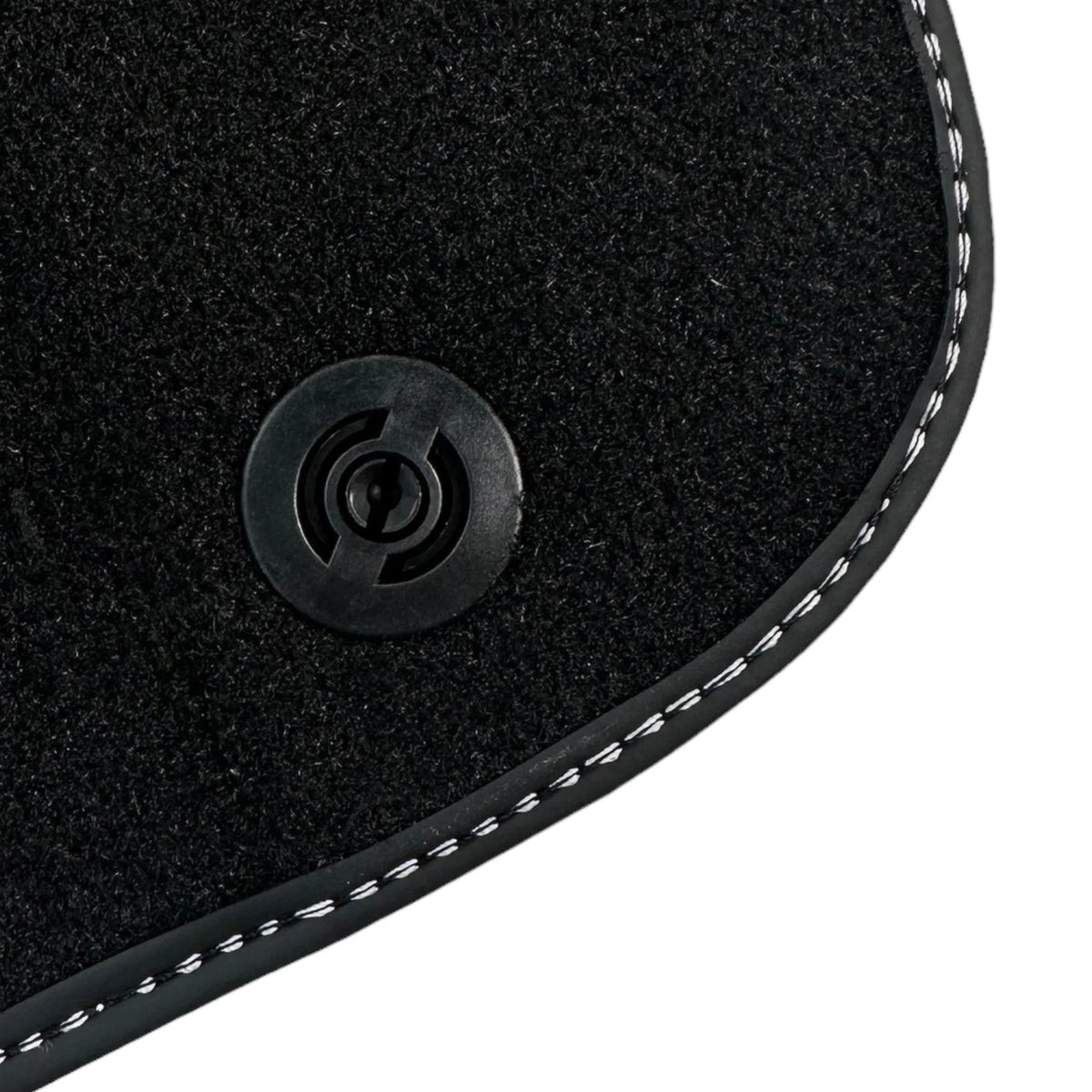 Black Floor Mats for Ferrari F12 Berlinetta (2012-2022) with Red Alcantara Leather - AutoWin