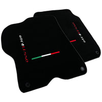 Black Floor Mats For Ferrari GTC4 Lusso (2016-2023) Italian Edition - AutoWin