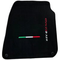Black Floor Mats For Ferrari GTC4 Lusso (2016-2023) Italian Edition - AutoWin