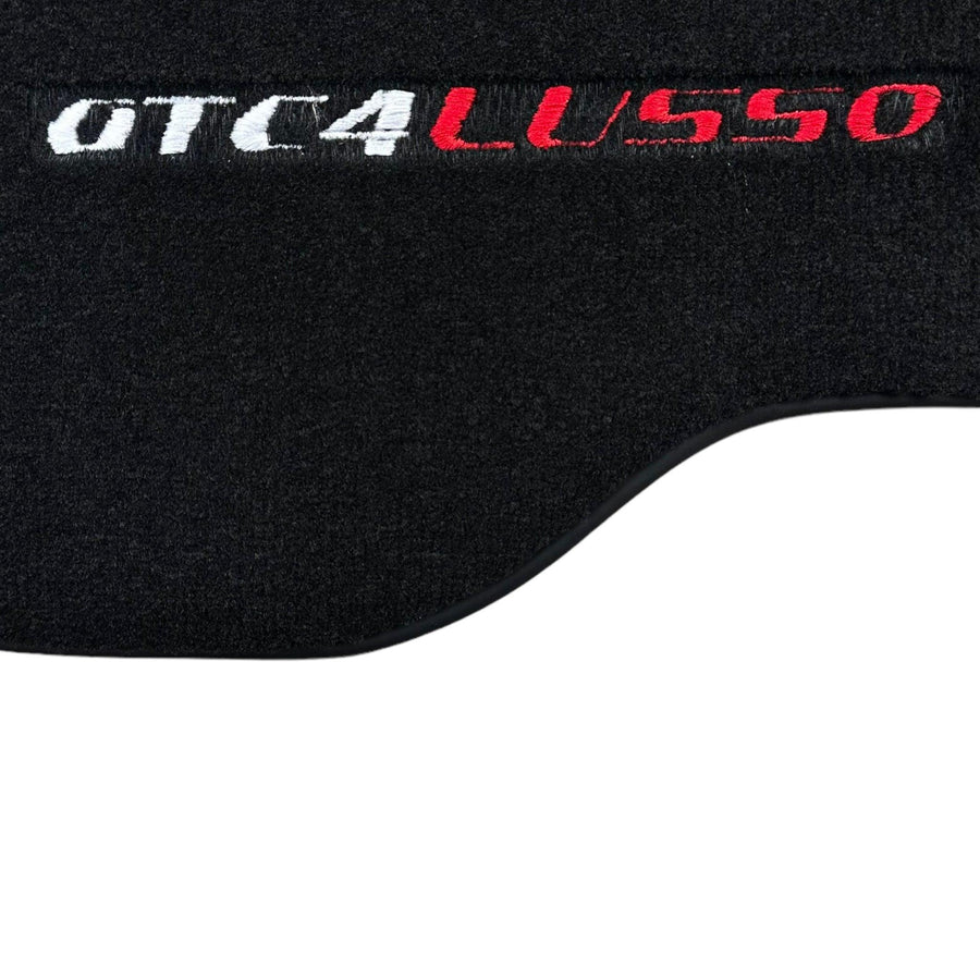 Black Floor Mats For Ferrari GTC4 Lusso (2016-2023) Italian Edition - AutoWin
