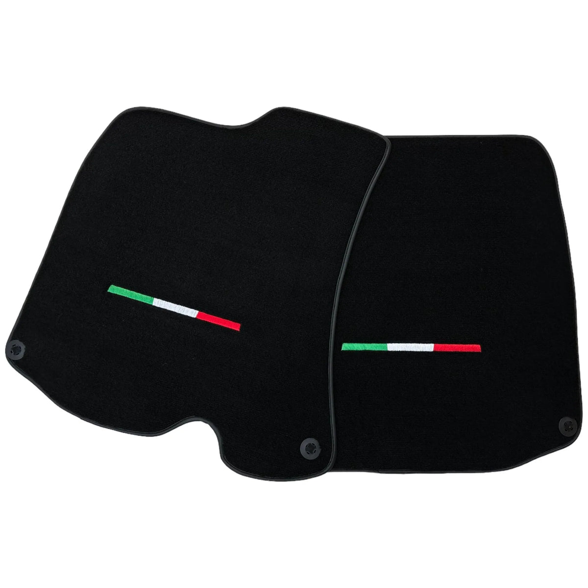 Black Floor Mats For Ferrari Portofino (2018-2023) Italian Edition - AutoWin