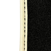 Black Floor Mats for Ferrari Roma (2021-2024) with Leather