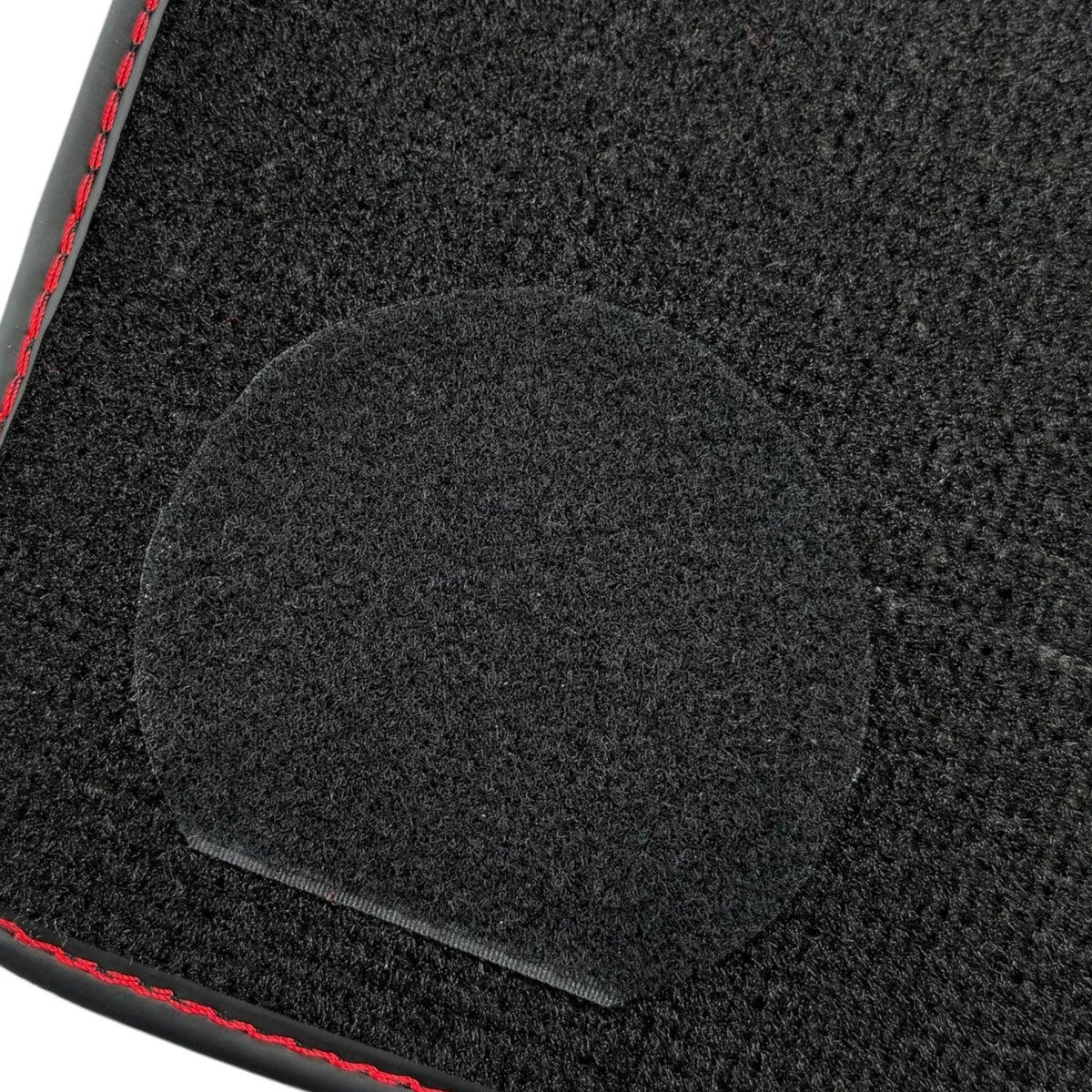 Black Floor Mats for Ferrari Purosangue with Leather and Black Trim | Italian Edition