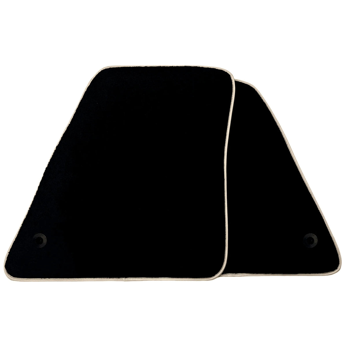 Black Floor Mats for Ferrari SF90 Stradale (2019-2024) with Beige Trim