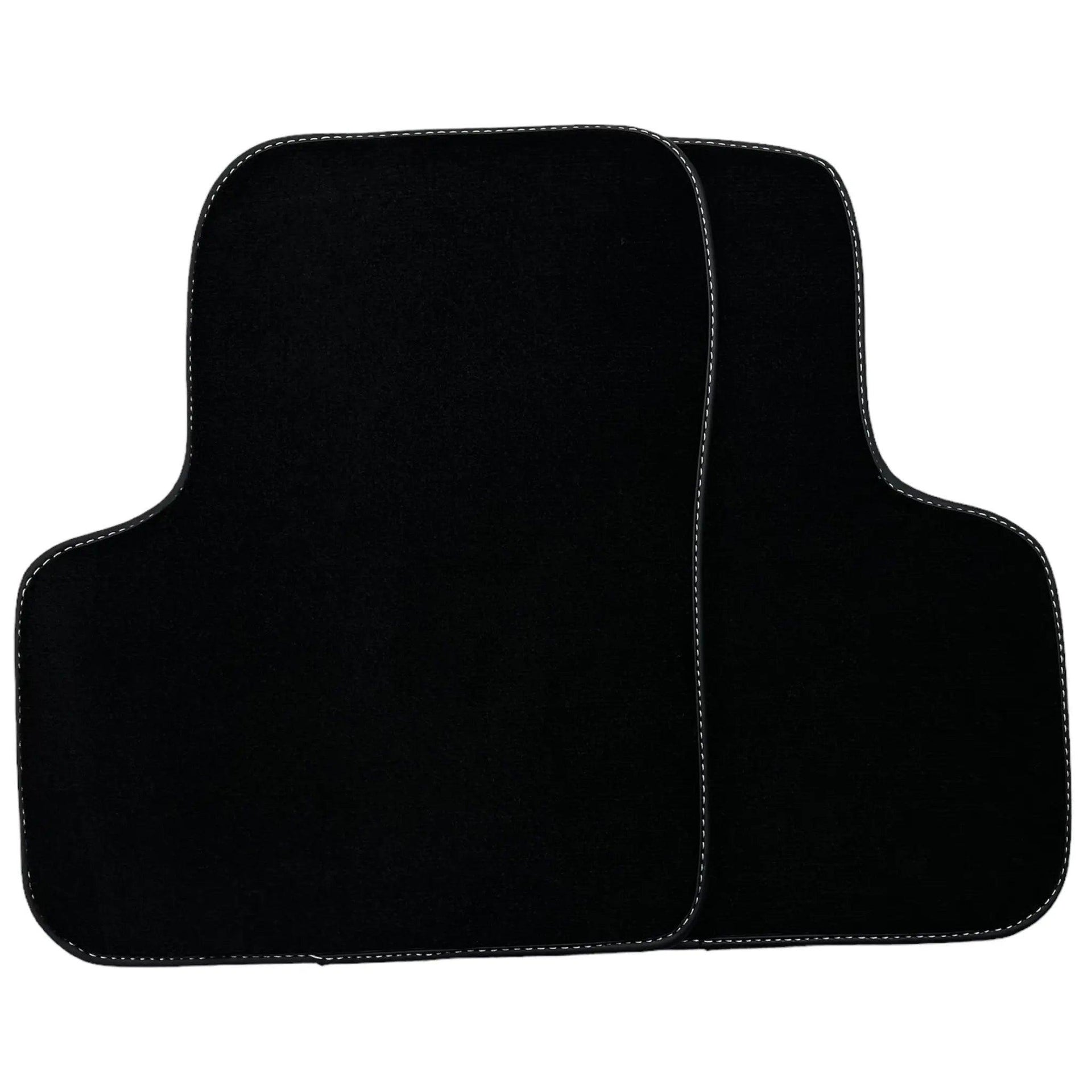 Black Floor Mats for Fiat 500 (2008-2013) | Black Trim - AutoWin