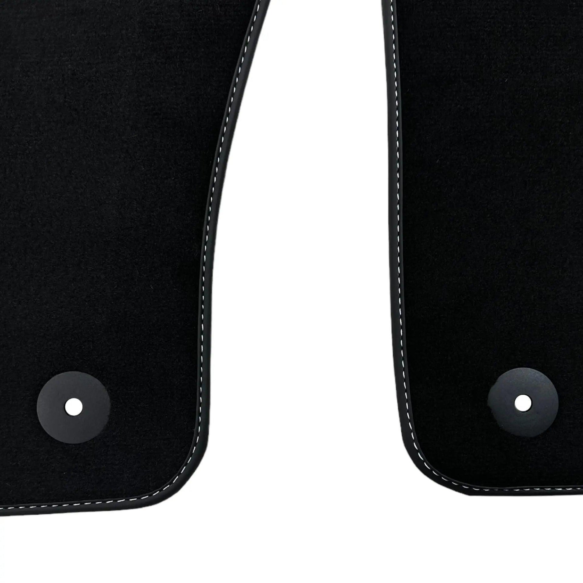 Black Floor Mats for Fiat 500 (2008-2013) | Black Trim - AutoWin