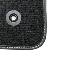 Black Floor Mats For Ford Mustang VI (2015-2023) With Pony - AutoWin