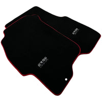 Black Floor Mats For Honda Civic VI (1995-2000) ER56 Design with Red Trim - AutoWin
