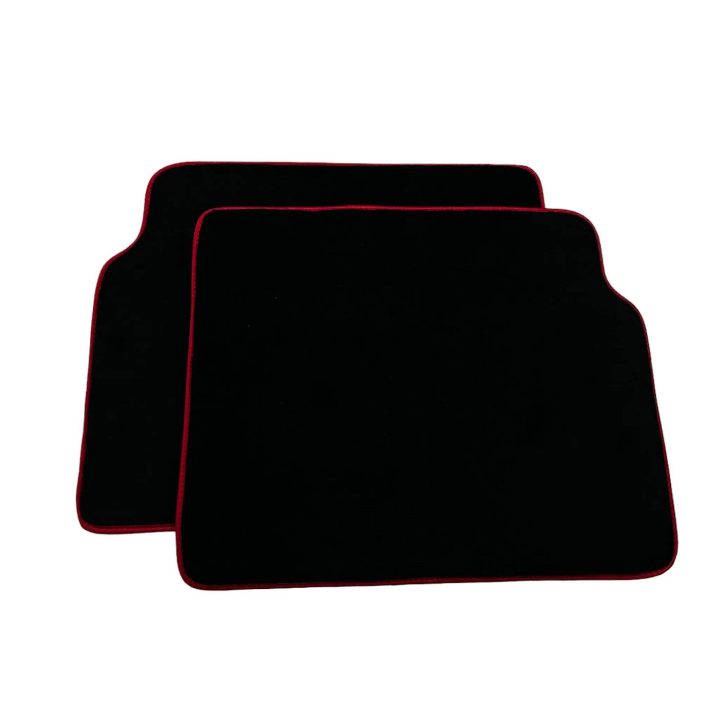 Black Floor Mats For Honda Civic VI (1995-2000) ER56 Design with Red Trim - AutoWin