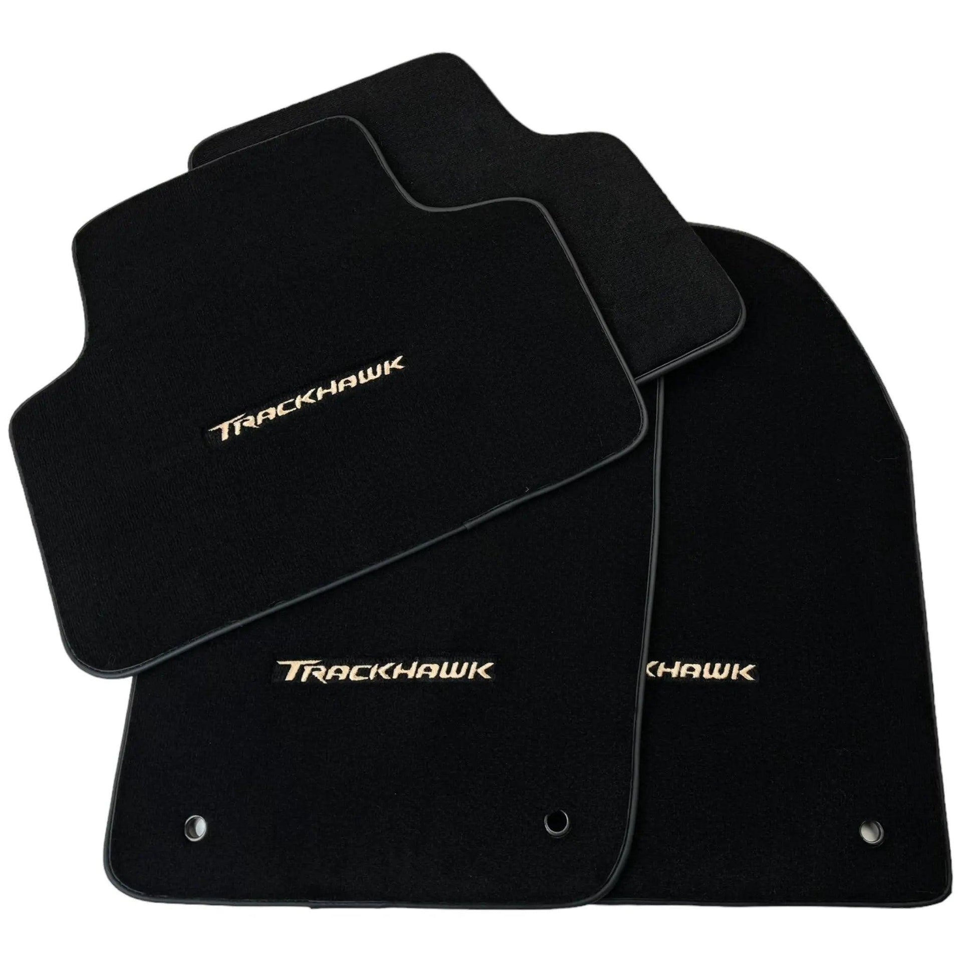 Black Floor Mats for Jeep Grand Cherokee Trackhawk (2018-2021) - AutoWin