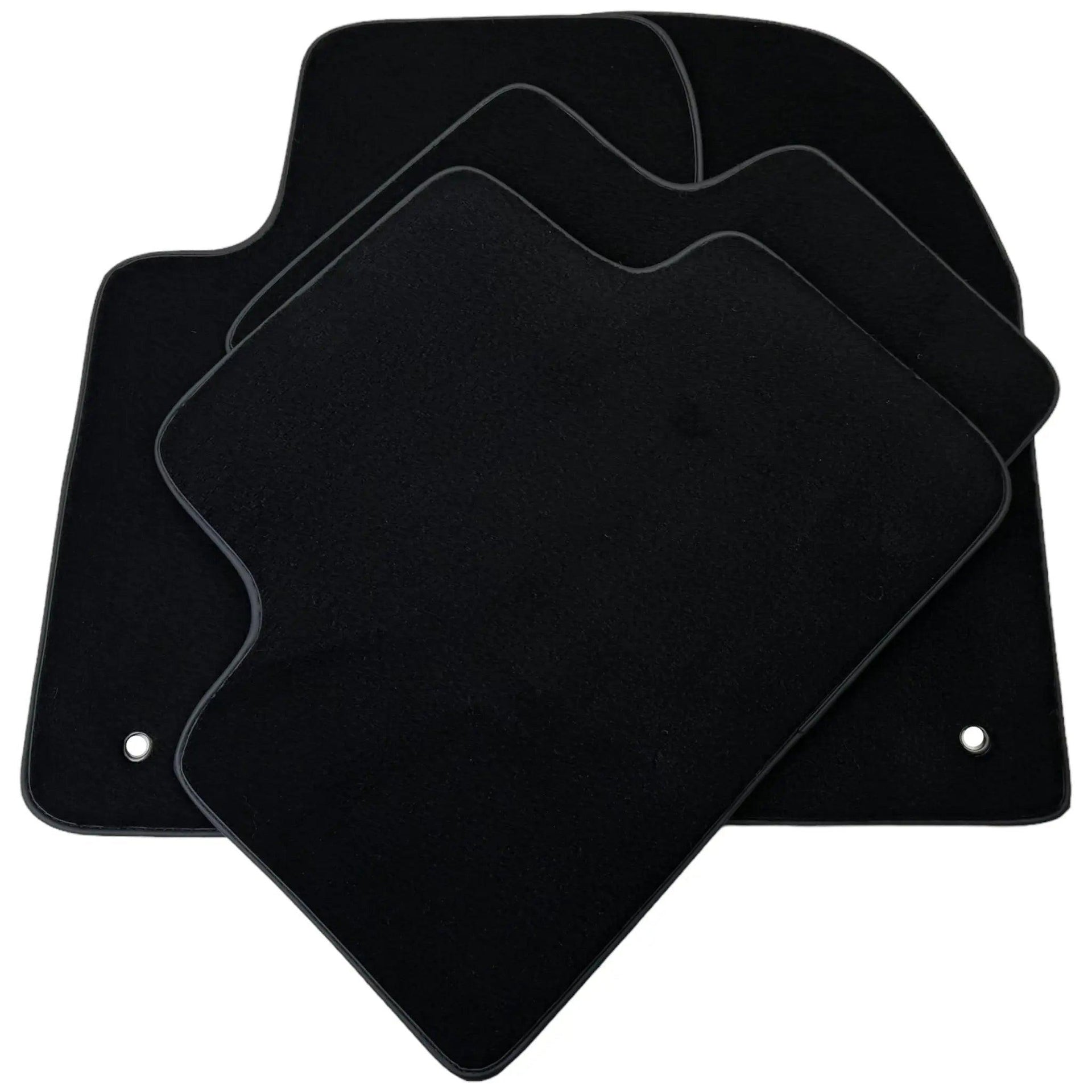 Black Floor Mats for Jeep Renegade (2014-2018) Distance Fixing Points Co-Driver 18 cm - AutoWin