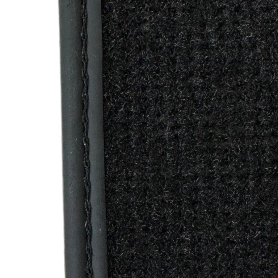 Black Floor Mats for Lamborghini Aventador S with Alcantara Leather - AutoWin