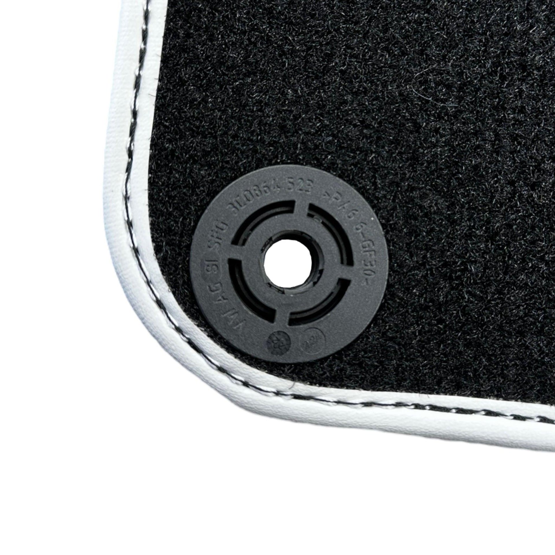 Premium Black Leather Floor Mats for Lamborghini Huracan STO