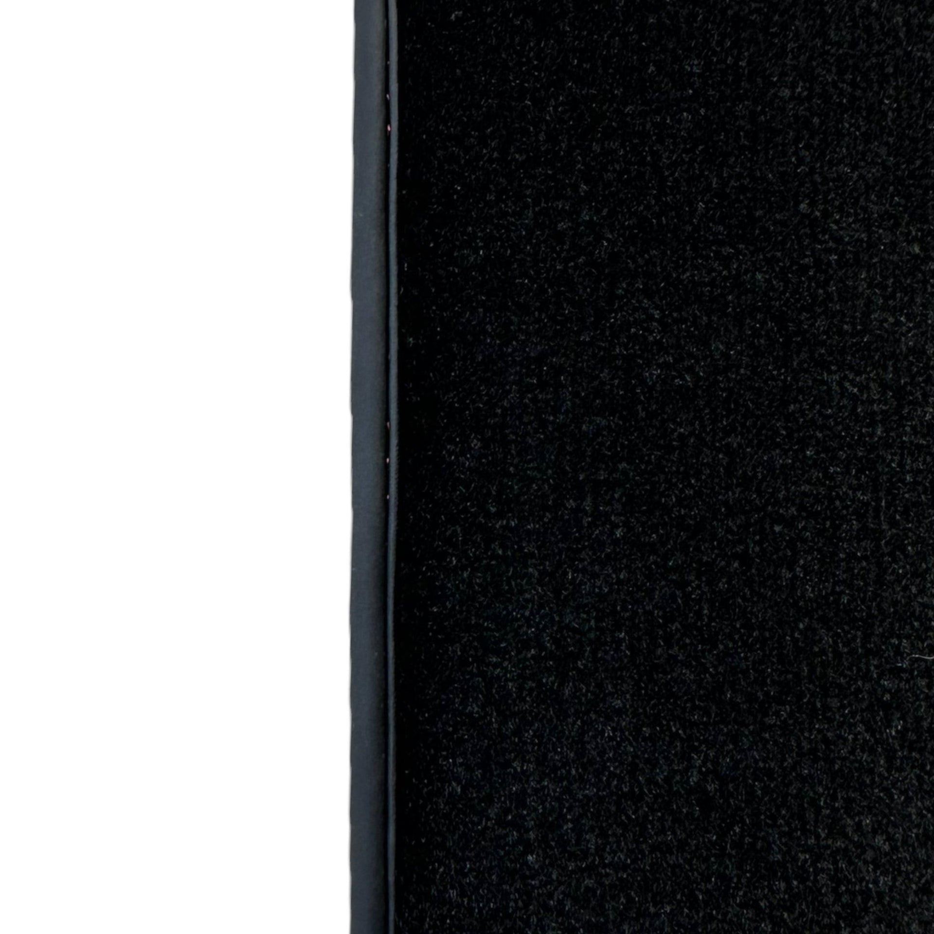 Black Floor Mats for Lamborghini Huracan With Red (Rosso Mysia) Leather - AutoWin