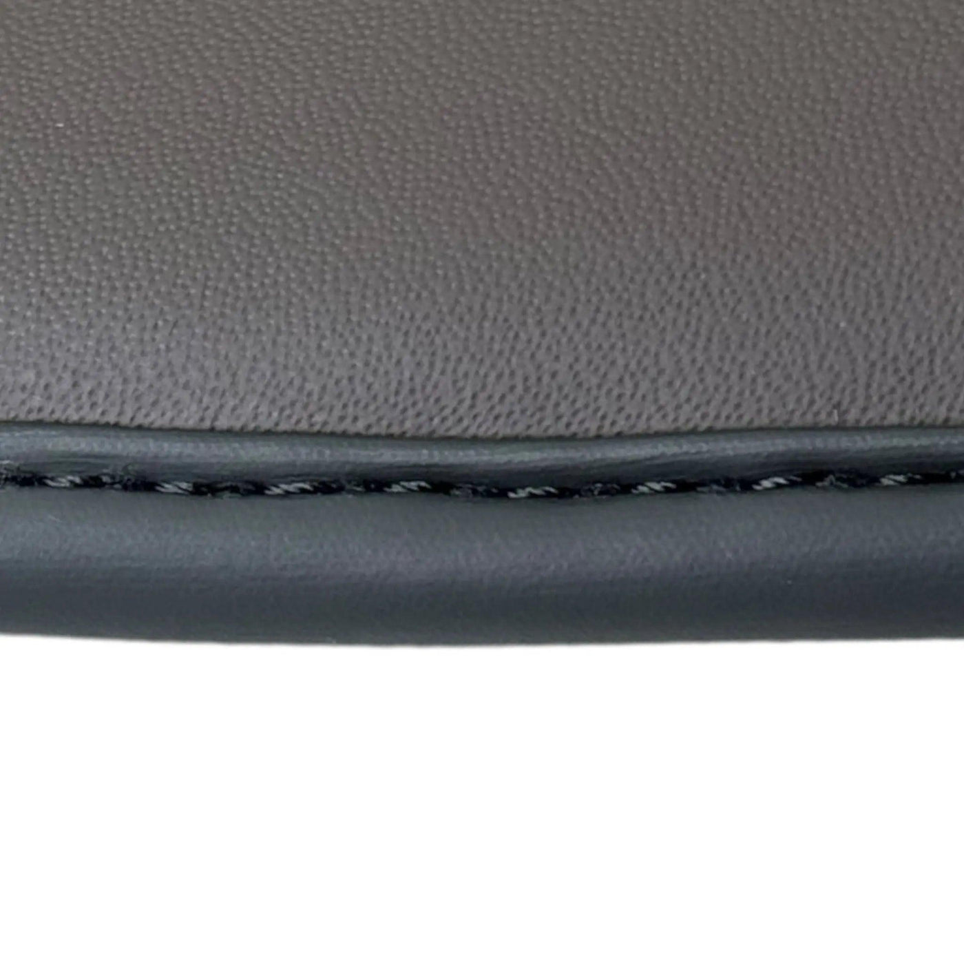 Black Floor Mats for Lamborghini Urus with Dark Brown Leather | ER56 Design - AutoWin