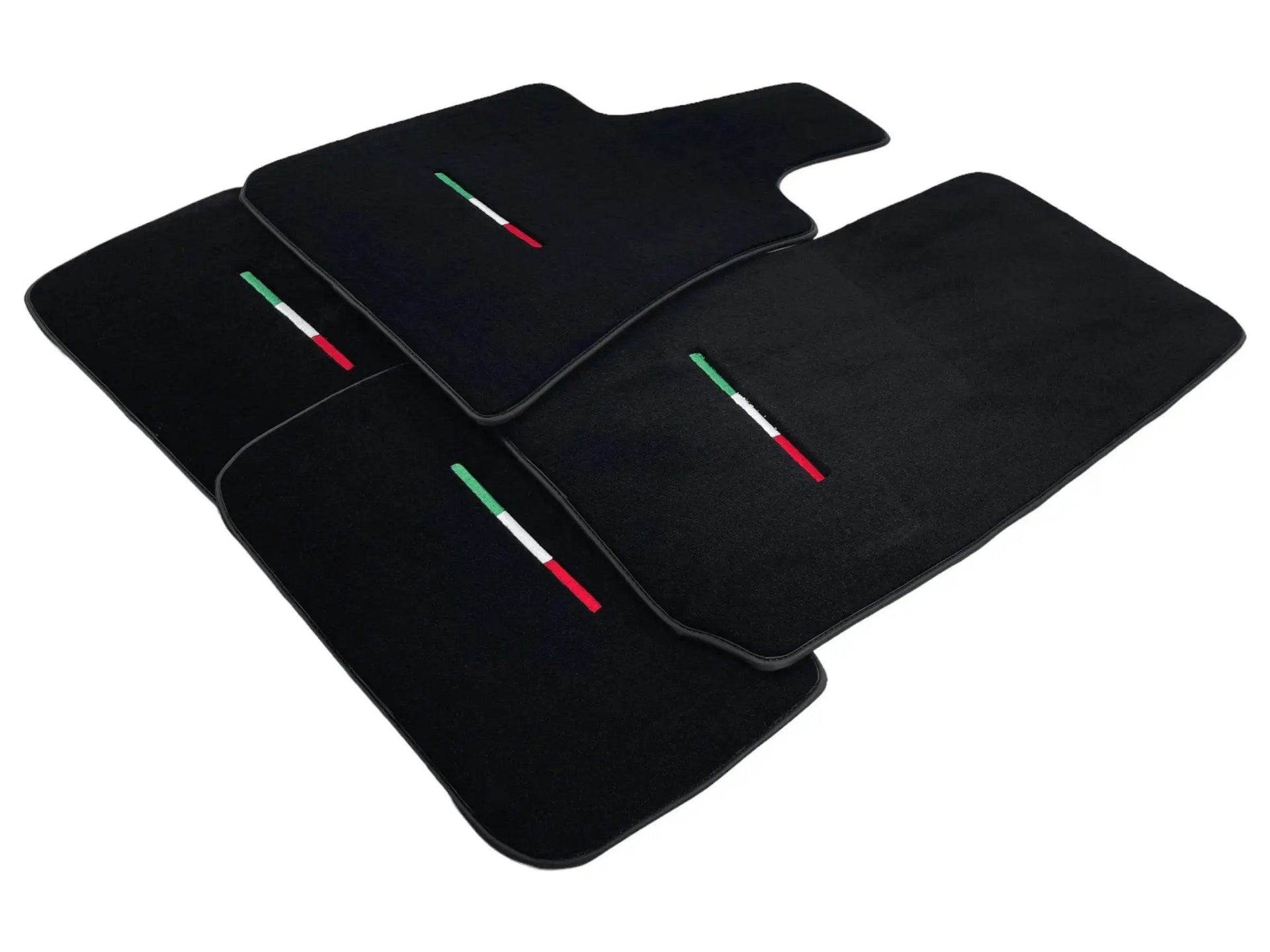 Black Floor Mats For Maserati Levante (2017-2023) Italy Edition - AutoWin