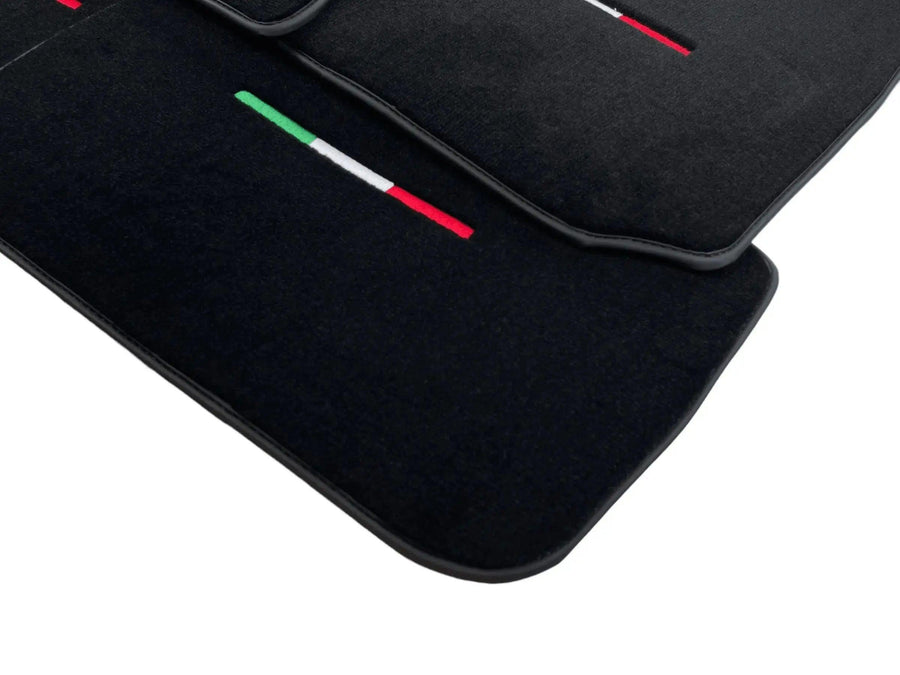 Black Floor Mats For Maserati Levante (2017-2023) Italy Edition - AutoWin
