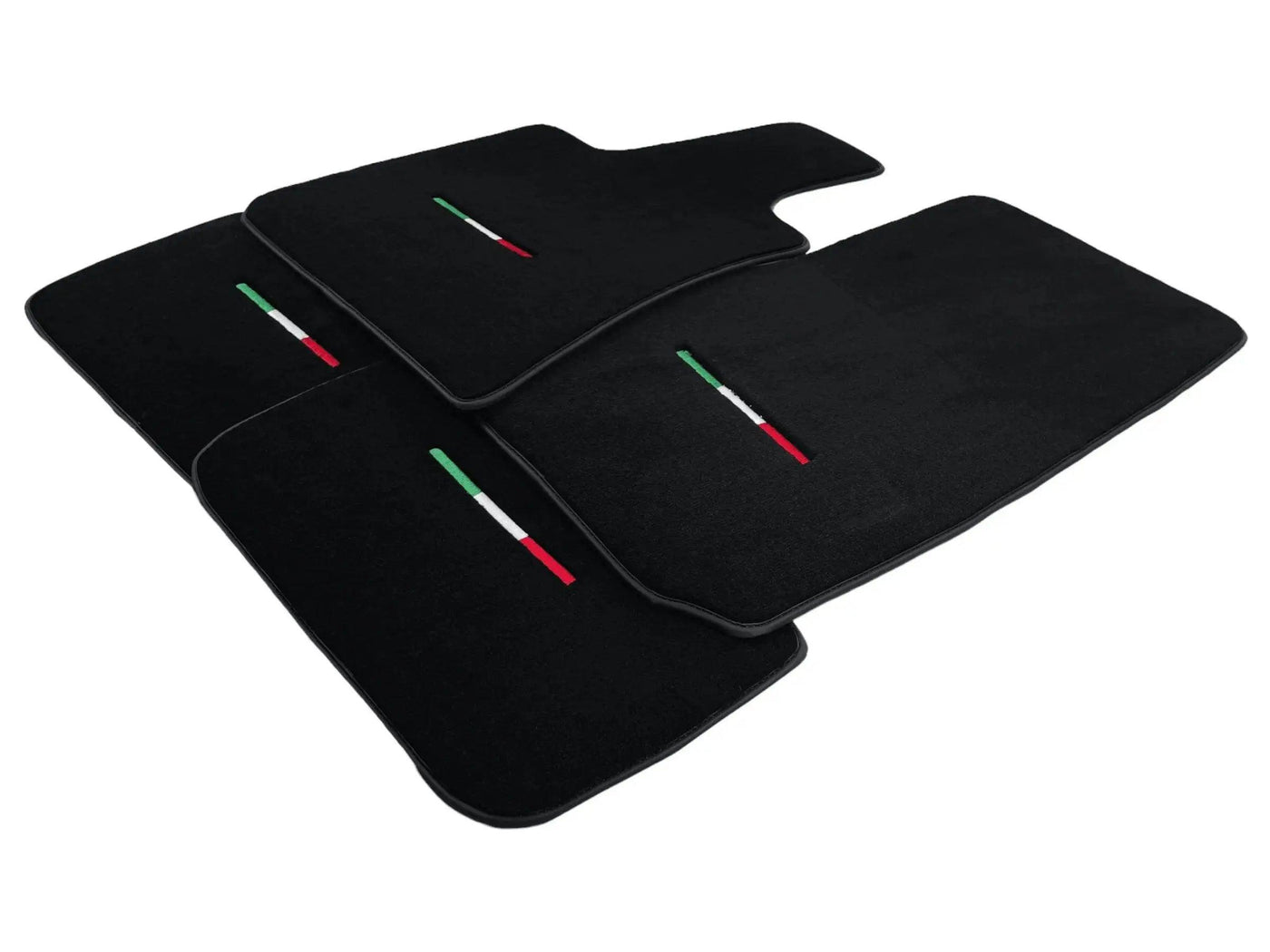 Black Floor Mats For Maserati Levante (2017-2023) Italy Edition - AutoWin