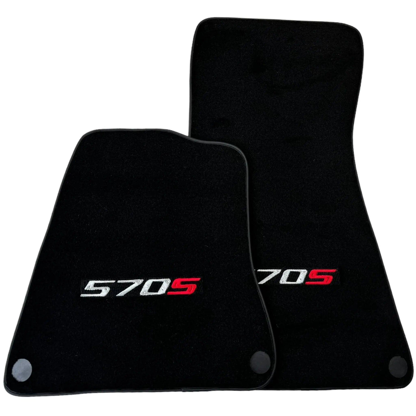 Black Floor Mats for McLaren 570S Tailored Carpets Set AutoWin - AutoWin