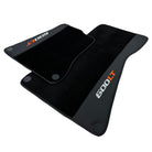 Black Floor Mats for McLaren 600 LT (2018-2020) With Leather - AutoWin