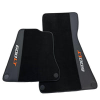 Black Floor Mats for McLaren 600 LT (2018-2020) With Leather - AutoWin
