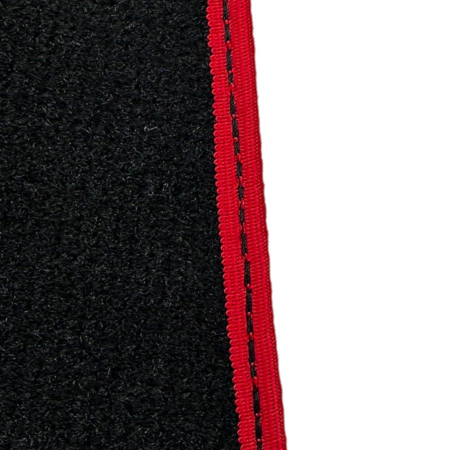 Black Floor Mats for McLaren 600 LT (2018-2020) With Red Trim - AutoWin