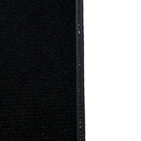 Black Floor Mats For McLaren 720S Year 2017-2021 With Yellow Leather - AutoWin