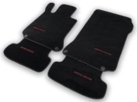 Black Floor Mats For Mercedes Benz C-Class S206 Wagon (2021-2023) Hybrid | Limited Edition - AutoWin