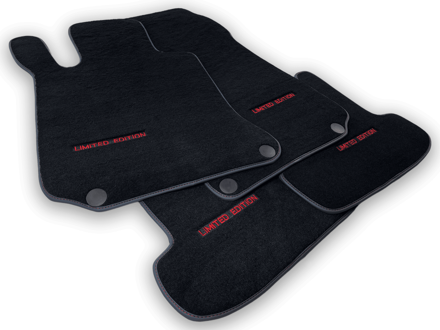 Black Floor Mats For Mercedes Benz C-Class S206 Wagon (2021-2023) Hybrid | Limited Edition - AutoWin