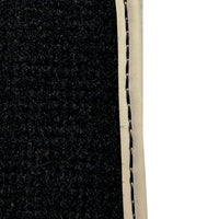 Black Floor Mats For Mercedes-Benz C-Class W204 (2007-2014) ER56 Design - AutoWin