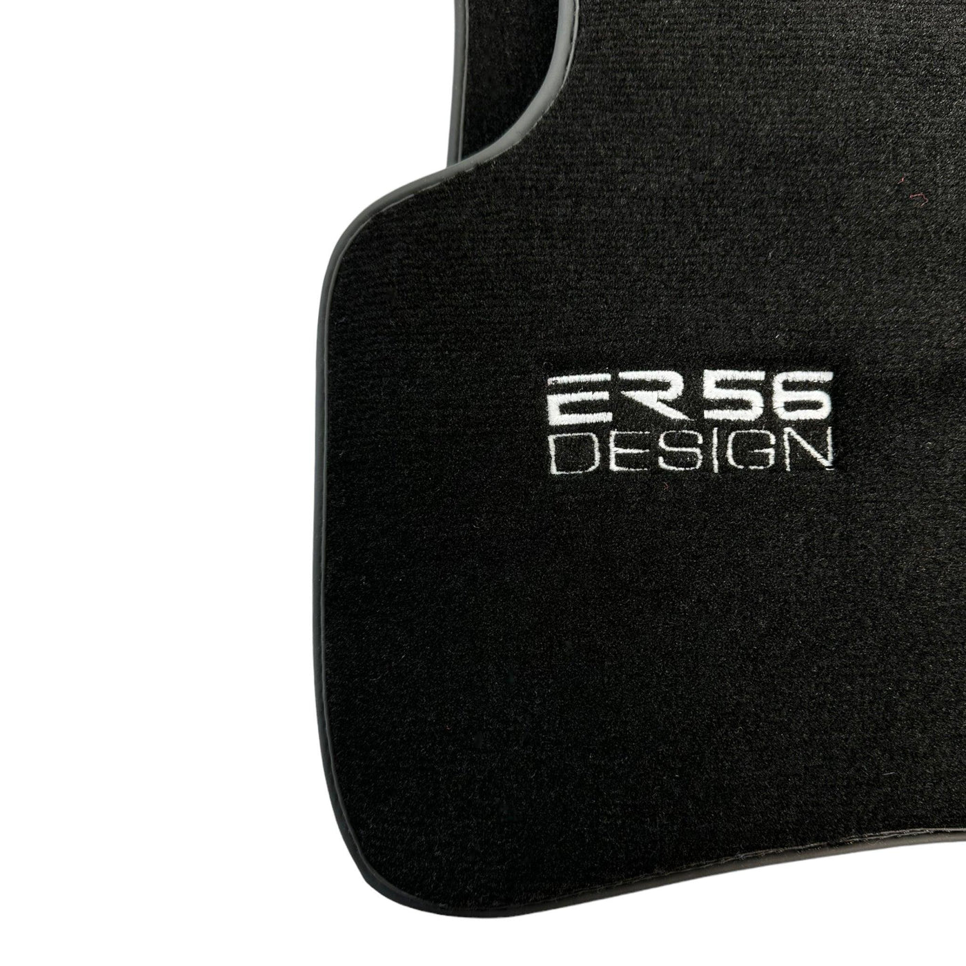 Black Floor Mats For Mercedes-Benz C Class W204 Coupe 2012-2015 ER56 Design - AutoWin