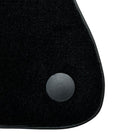 Black Floor Mats For Mercedes-Benz C Class W204 Coupe 2012-2015 ER56 Design - AutoWin