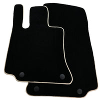 Black Floor Mats For Mercedes-Benz C Class W206 (2021-2023) Beige Trim - AutoWin