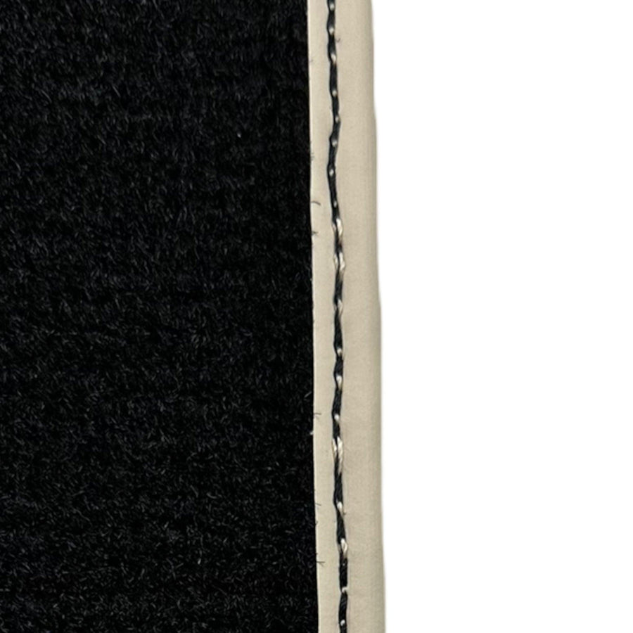 Black Floor Mats For Mercedes-Benz C Class W206 (2021-2023) Beige Trim - AutoWin