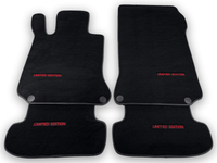 Black Floor Mats For Mercedes Benz CLK-Class C209 Coupe (2002-2009) | Limited Edition - AutoWin
