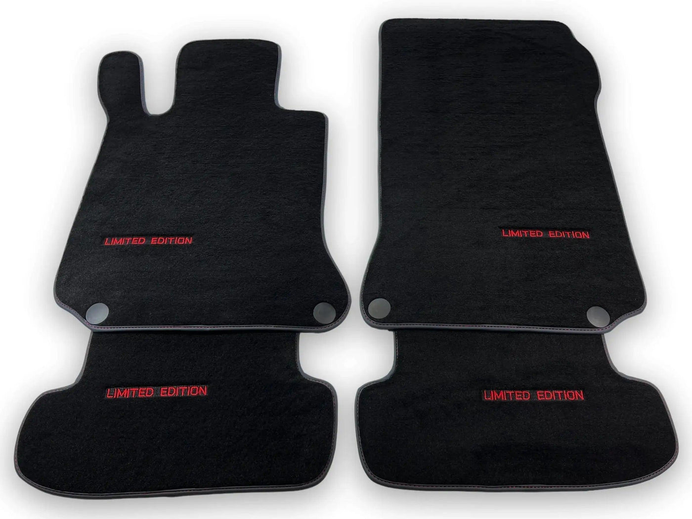 Black Floor Mats For Mercedes Benz E-Class S211 Estate 4Matic (2003-2009) | Limited Edition - AutoWin
