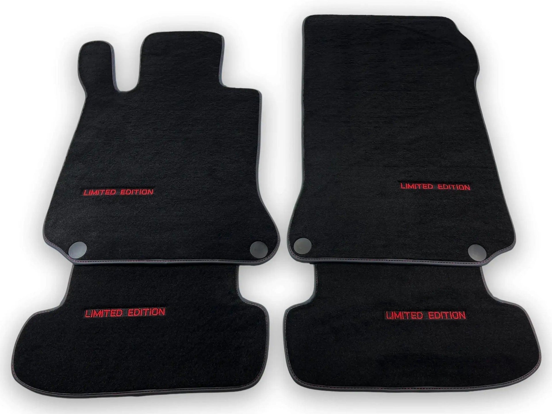 Black Floor Mats For Mercedes Benz E-Class S211 Estate 4Matic (2003-2009) | Limited Edition - AutoWin