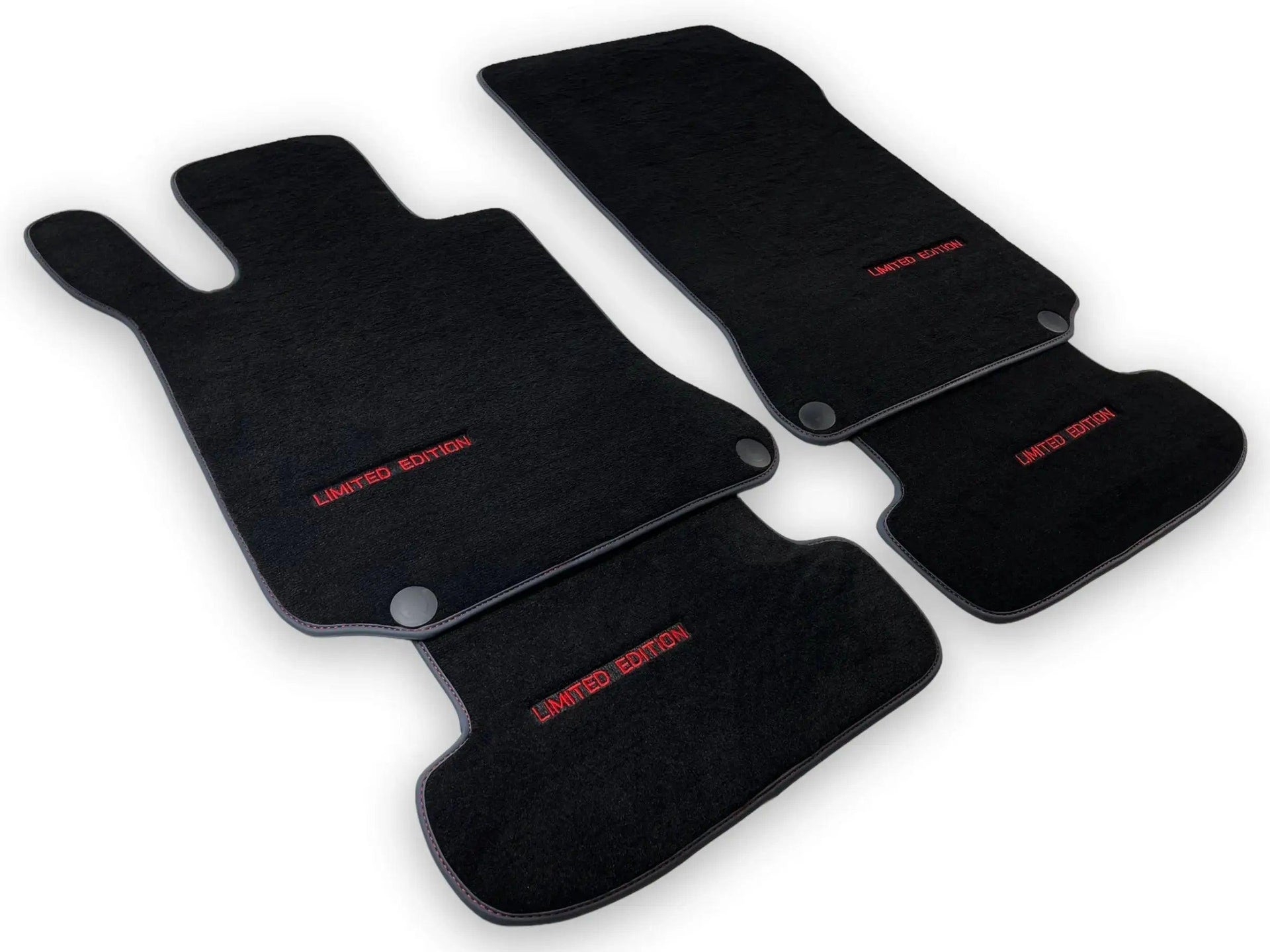 Black Floor Mats For Mercedes Benz E-Class S211 Estate 4Matic (2003-2009) | Limited Edition - AutoWin