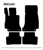 Black Floor Mats For Mercedes Benz E-Class S213 All Terrain (2017-2020) | Limited Edition - AutoWin