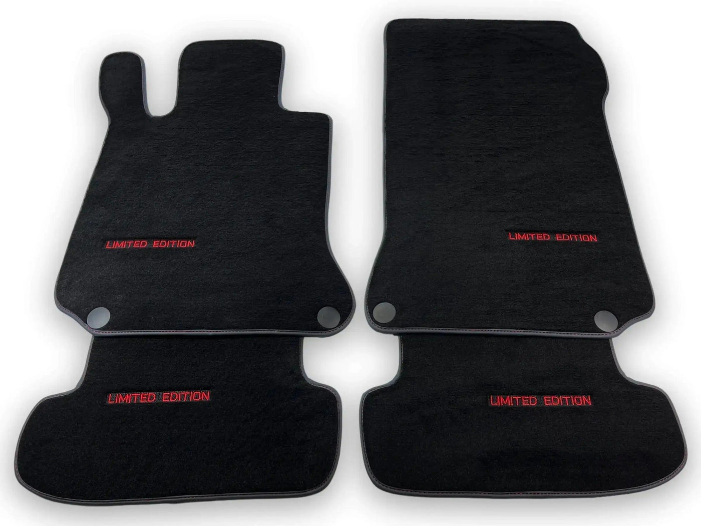 Black Floor Mats For Mercedes Benz E-Class W210 Sedan 4Matic (1995-2002) | Limited Edition - AutoWin