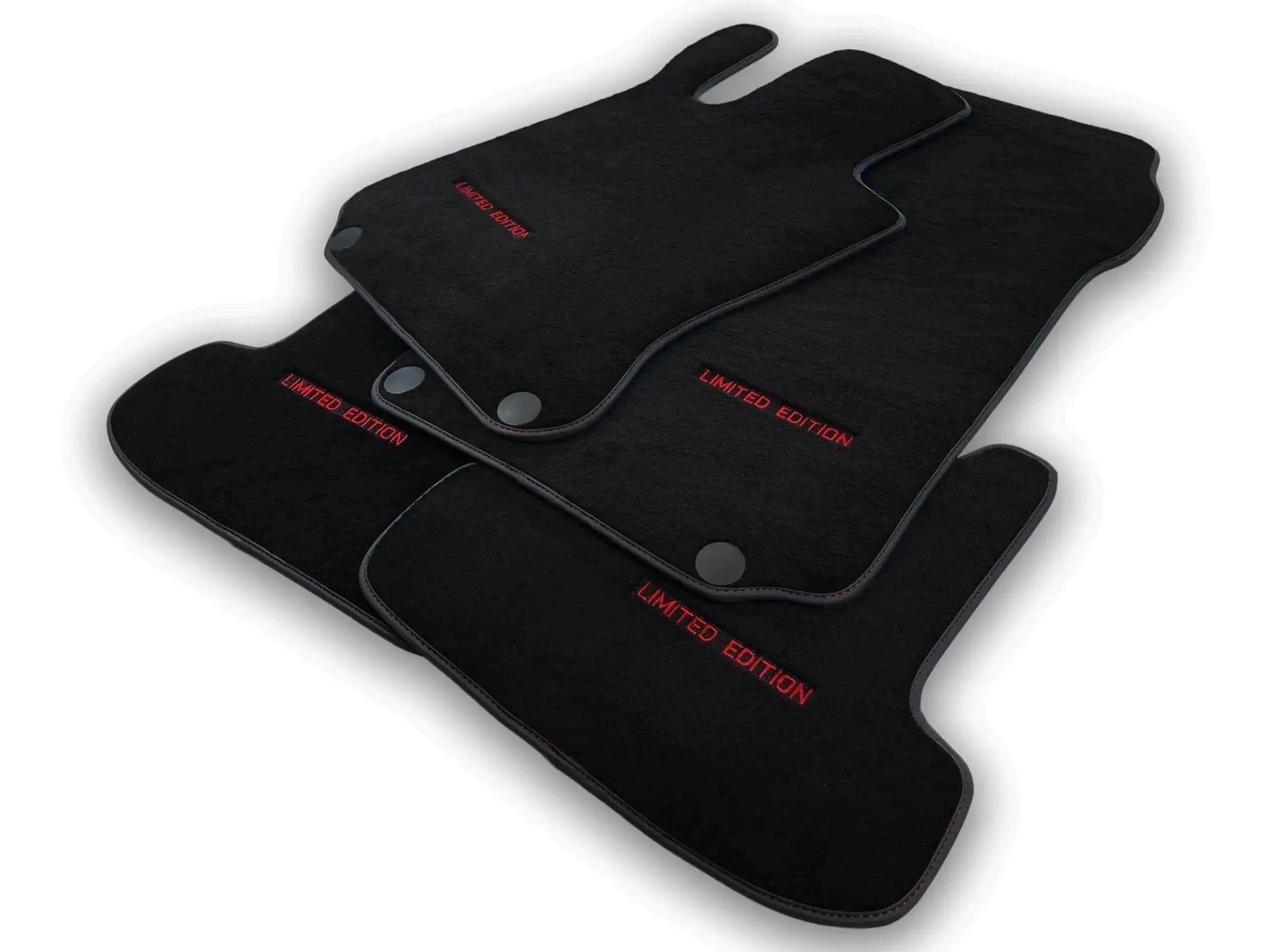 Black Floor Mats For Mercedes Benz EQB-Class X243 (2022-2024) | Limited Edition - AutoWin